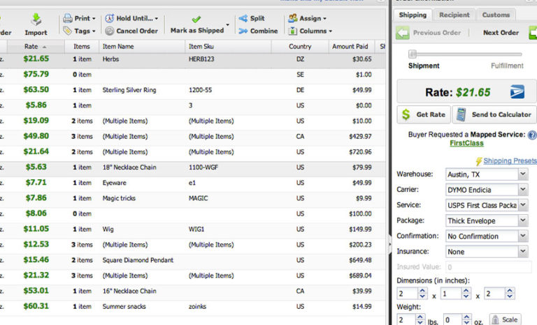 Increased Rate Visibility