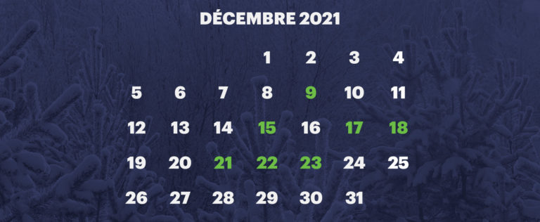 french shipping deadlines