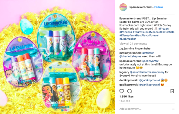 Instagram Marketing - LipSmackers