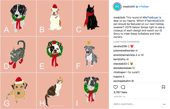 Instagram Marketing - ModCloth