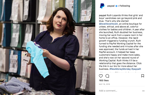 Instagram Marketing - PayPal