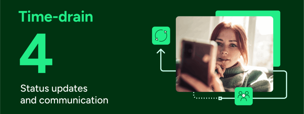 time-drain 4 status updates and communication